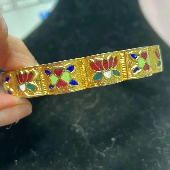 Indian kundan bangel - Picture 2 of 6